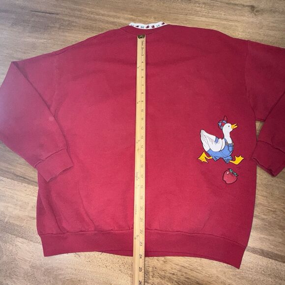 Vintage 80s Duck Duck Goose Stranger Things Nancy Sweatshirt Gopher - Picture 12 of 16